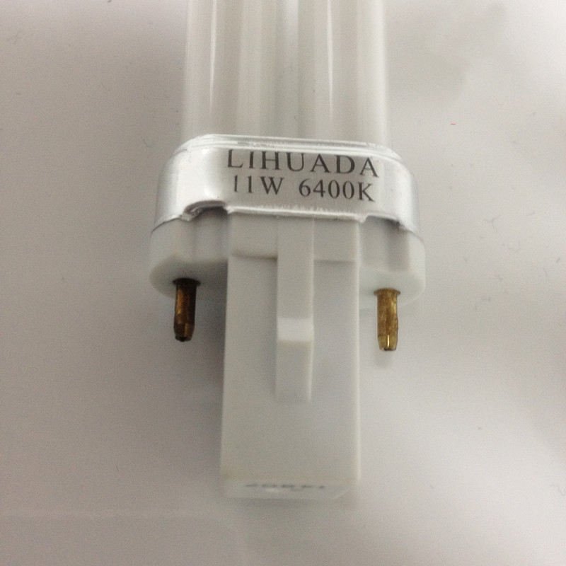 LIHUADA 11W 6400K MT-118 테이블 램프 H 램프 튜브 11W 2 핀 캐 nu러 화이트 라이트 3 가지 기본 색상